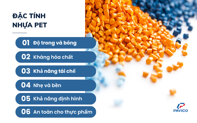 Đặc tính nhựa PET