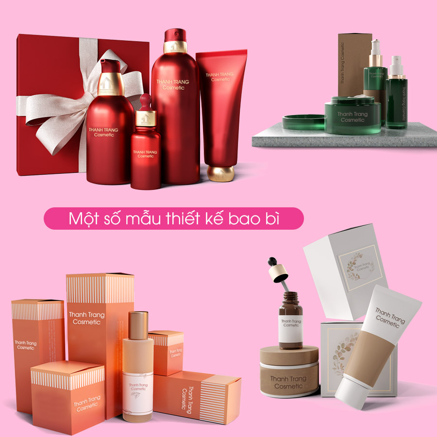 Cách thiết kế bao bì mỹ phẩm đẹp