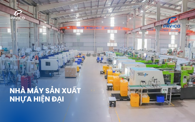 Diện tích nhà máy sản xuất và cung cấp đồ nhựa gia dụng PAVICO lên đến 22.000m2