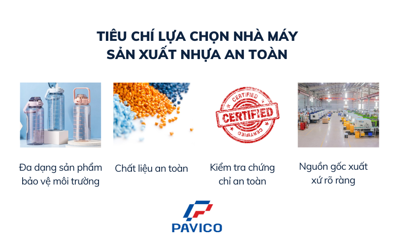 Tiêu chí lựa chọn nhà máy sản xuất nhựa an toàn