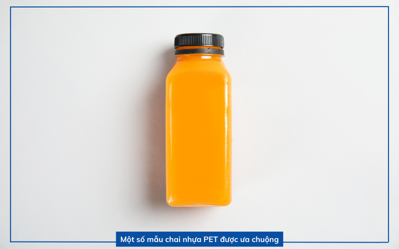 Một số mẫu chai nhựa PET được ưa chuộng