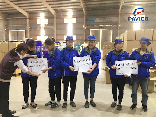 Giải thưởng được trao cho nhân viên PAVICO giành được thành tích xuất sắc