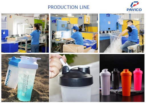 Xưởng PAVICO chuyên sản xuất chai nhựa chịu nhiệt đạt chuẩn ISO