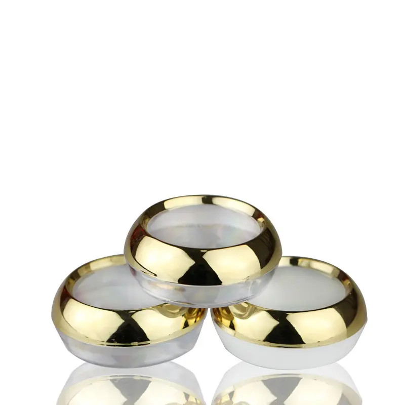 Hũ nhựa phun xi mạ viền vàng