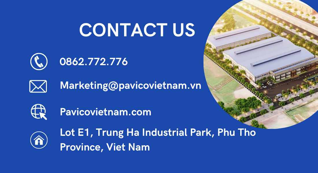 liên hệ pavico việt nam