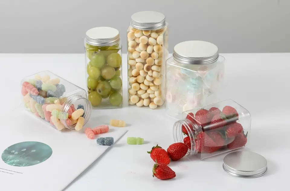 Hũ nhựa vuông đựng thực phẩm