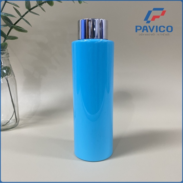 Chai PET dáng trụ 250ml đựng dầu gội, sữa tắm