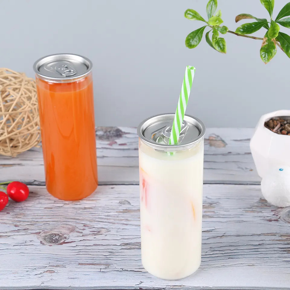 Chai nước trong suốt dáng trụ nhựa PET