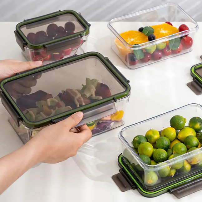 Hộp nhựa vuông bảo quản thực phẩm trong tủ lạnh