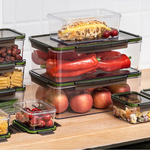 Hộp nhựa vuông bảo quản thực phẩm trong tủ lạnh