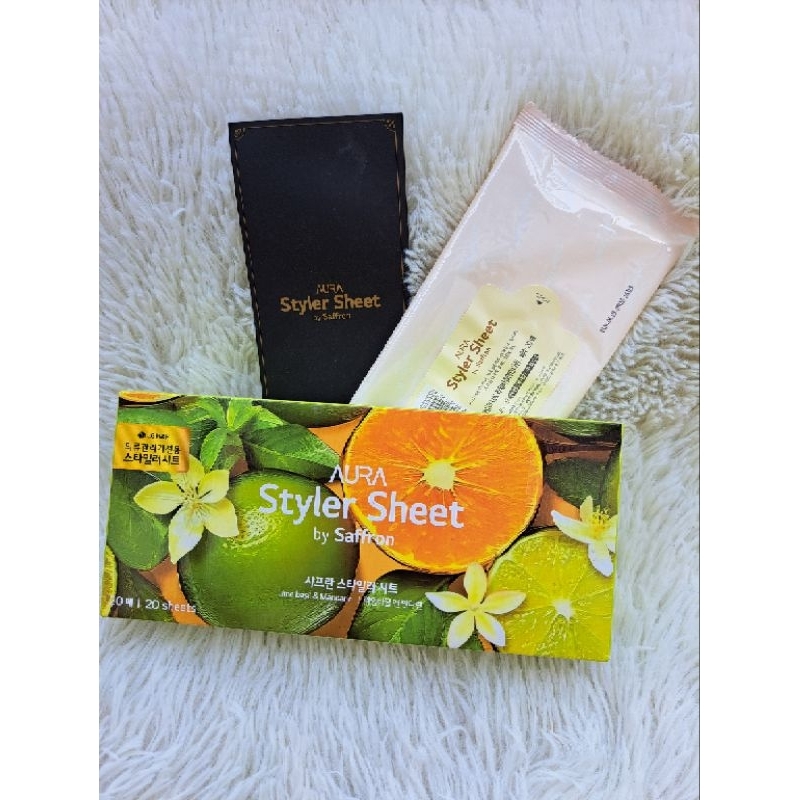 Hộp giấy thơm AROMA LG Styler 20 tờ với hương cam tươi mát