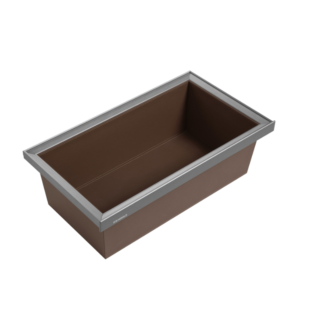 Ngăn kéo Higold 703734-S với dung tích lớn và vách ngăn cao, lý tưởng để lưu trữ quần áo dày, chăn, gối