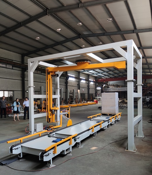 Máy quấn màng pallet tự động cánh tay xoay R1800FZ-PL