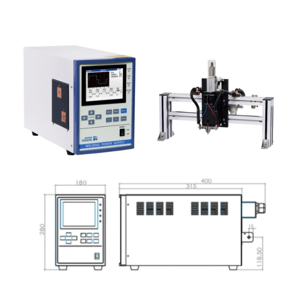 Máy hàn điểm chính xác pin bán dẫn mini 18650 (2)