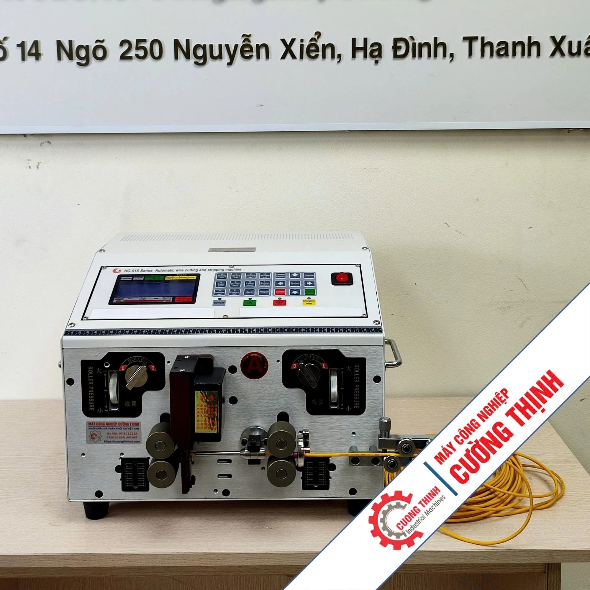 Khám Phá Máy Cắt Tuốt Dây HC-515: Giải Pháp Tự Động 2025!