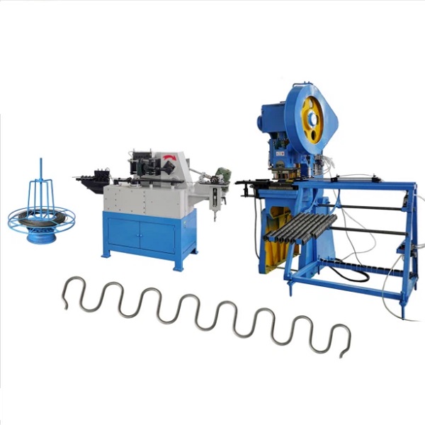 Máy uốn lò xo zig zag dạng đoạn