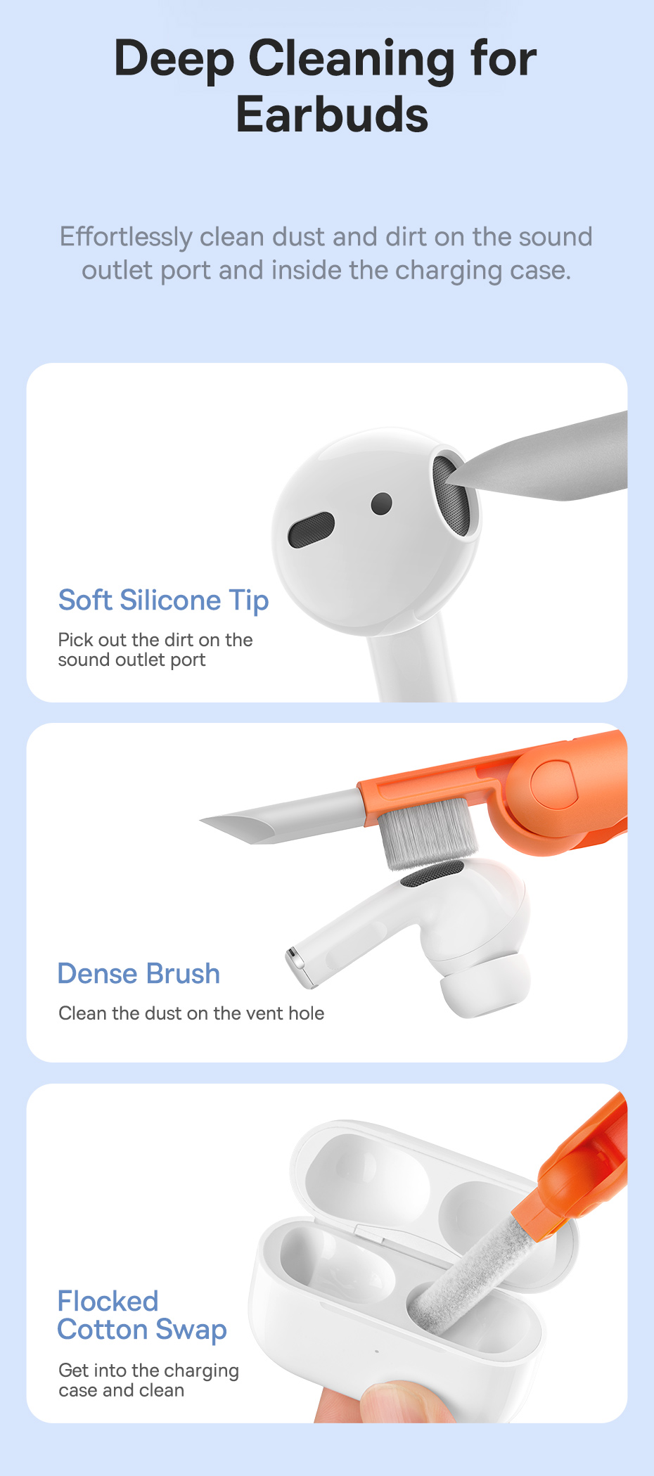 chube Bộ dụng cụ vệ sinh đa năng Baseus UltraClean Series