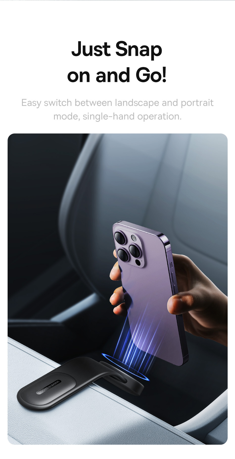 chube Giá đỡ điện thoại Baseus C02 Magnetic Phone Holder