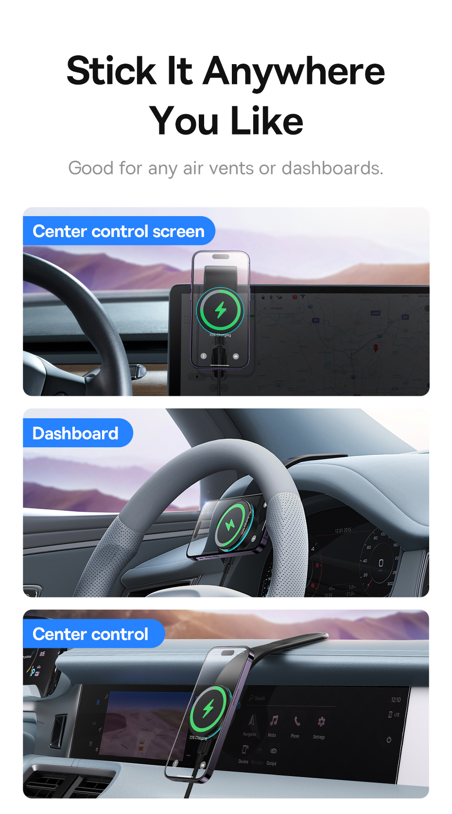 chube Giá đỡ sạc không dây từ tính Baseus C02 Pro Series