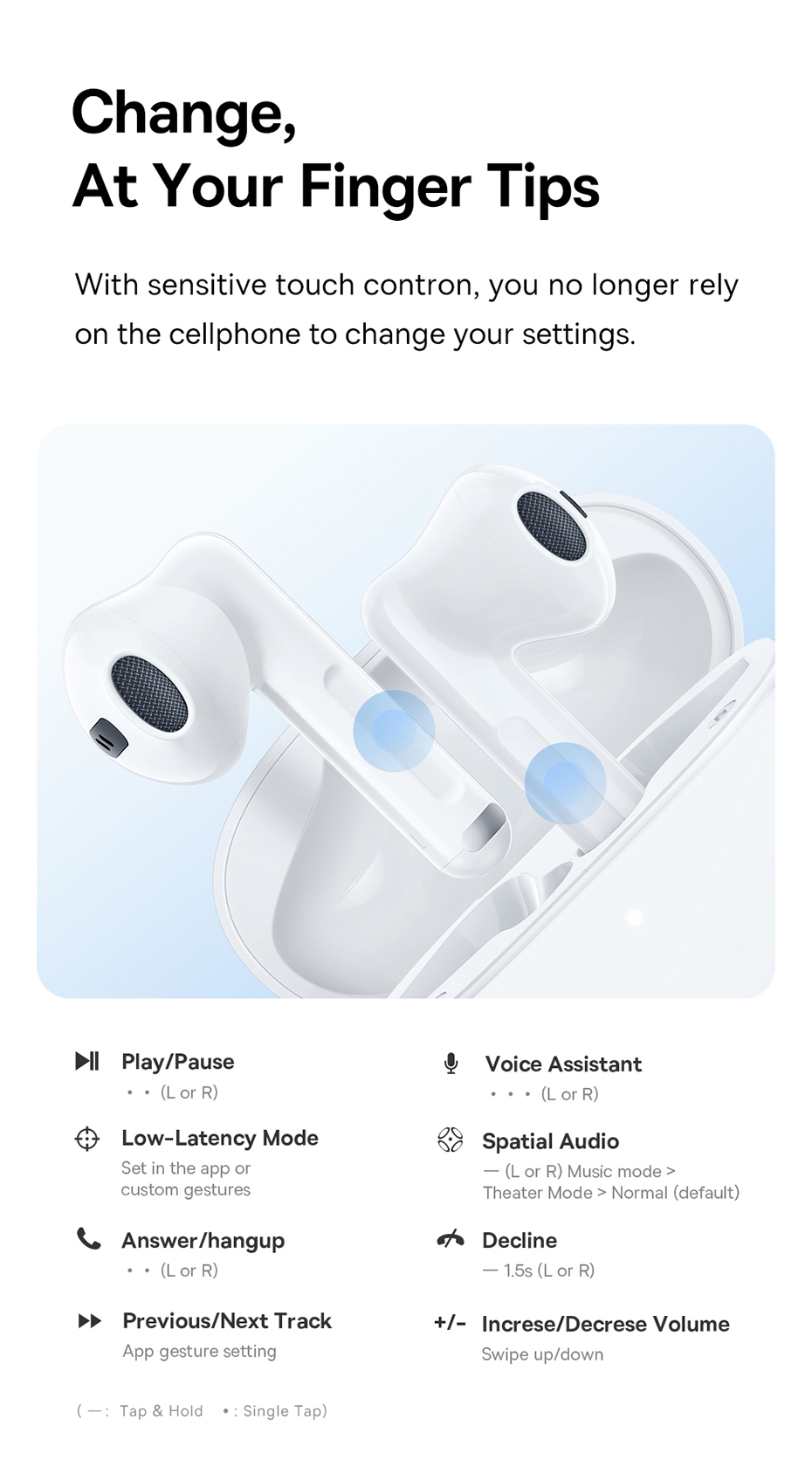 chube Tai nghe không dây Baseus Bowie WX5 True Wireless Earphones