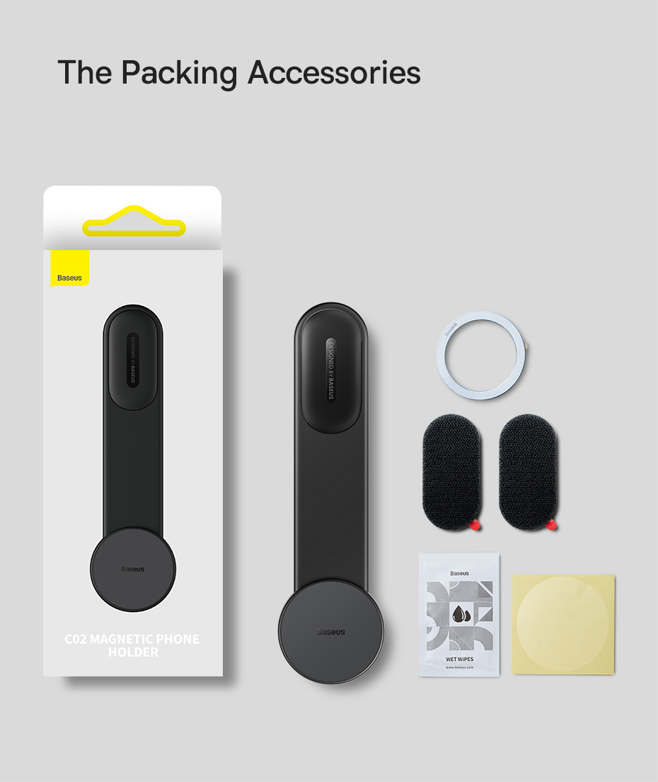 chube Giá đỡ điện thoại Baseus C02 Magnetic Phone Holder