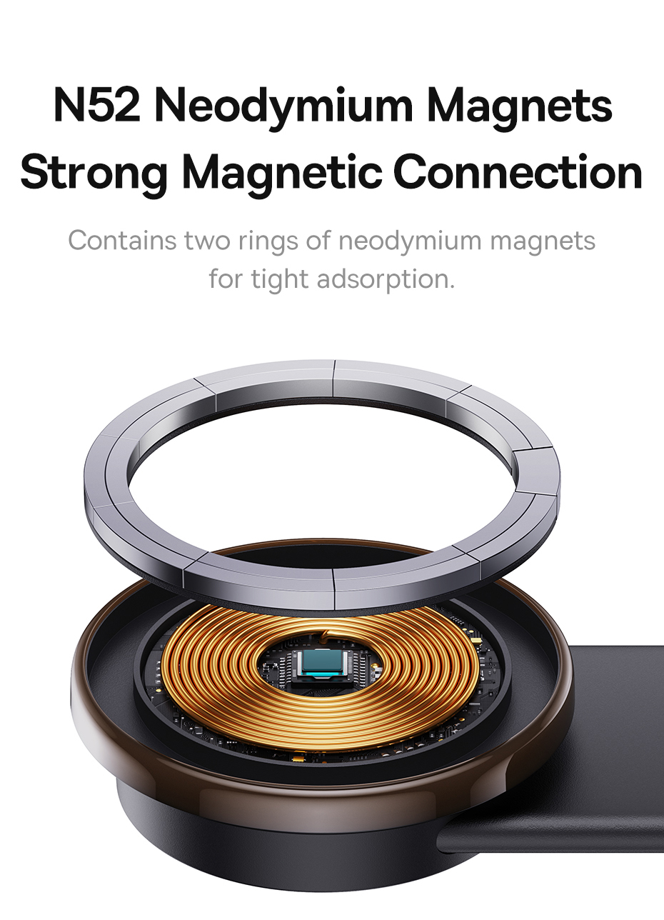 chube Giá đỡ sạc không dây từ tính Baseus C02 Pro Series