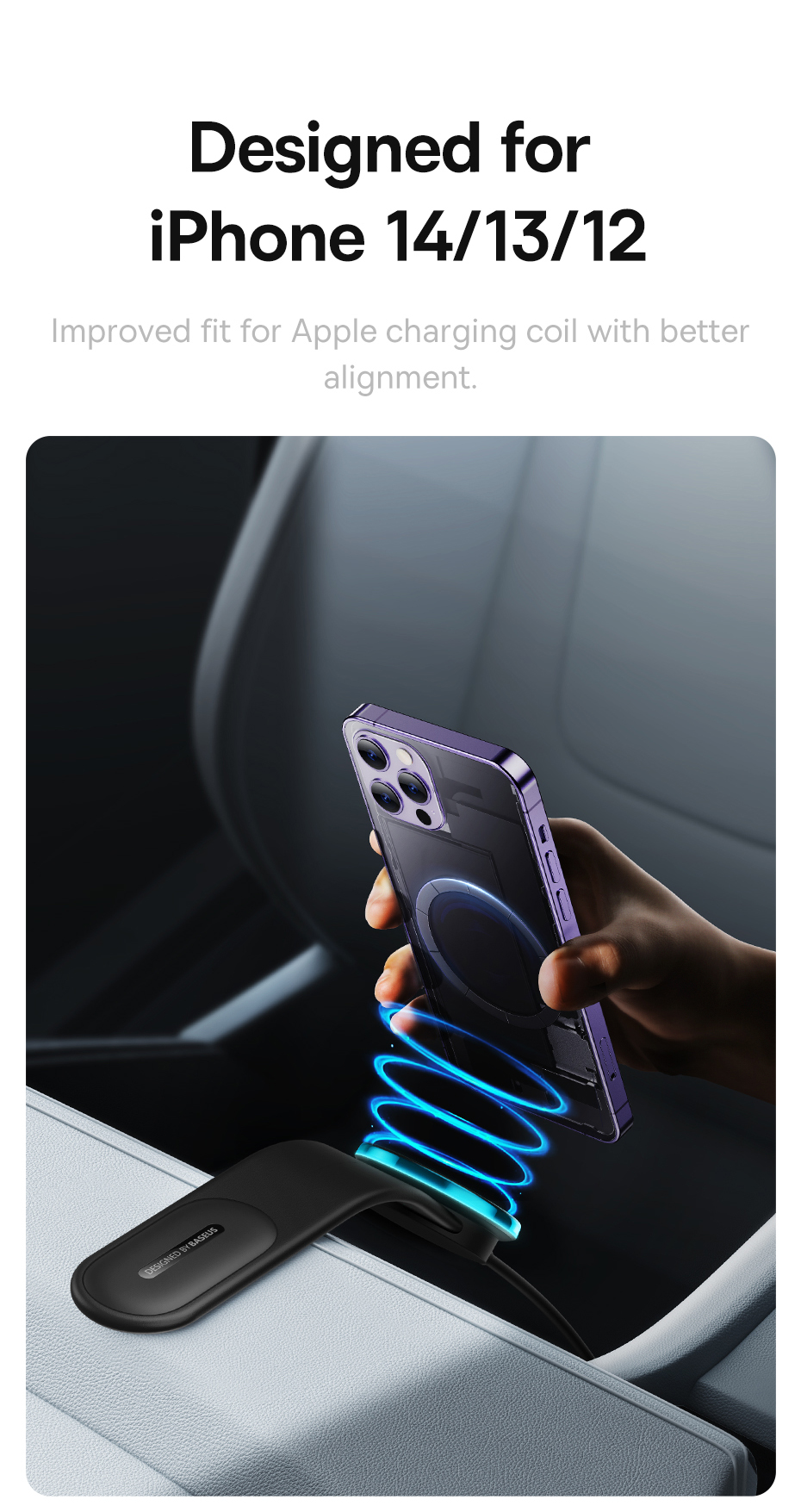 chube Giá đỡ sạc không dây từ tính Baseus C02 Pro Series