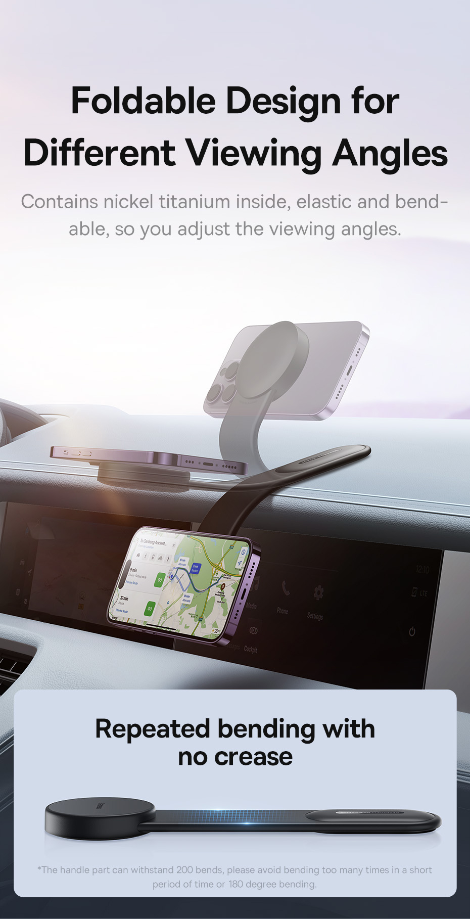 chube Giá đỡ điện thoại Baseus C02 Magnetic Phone Holder