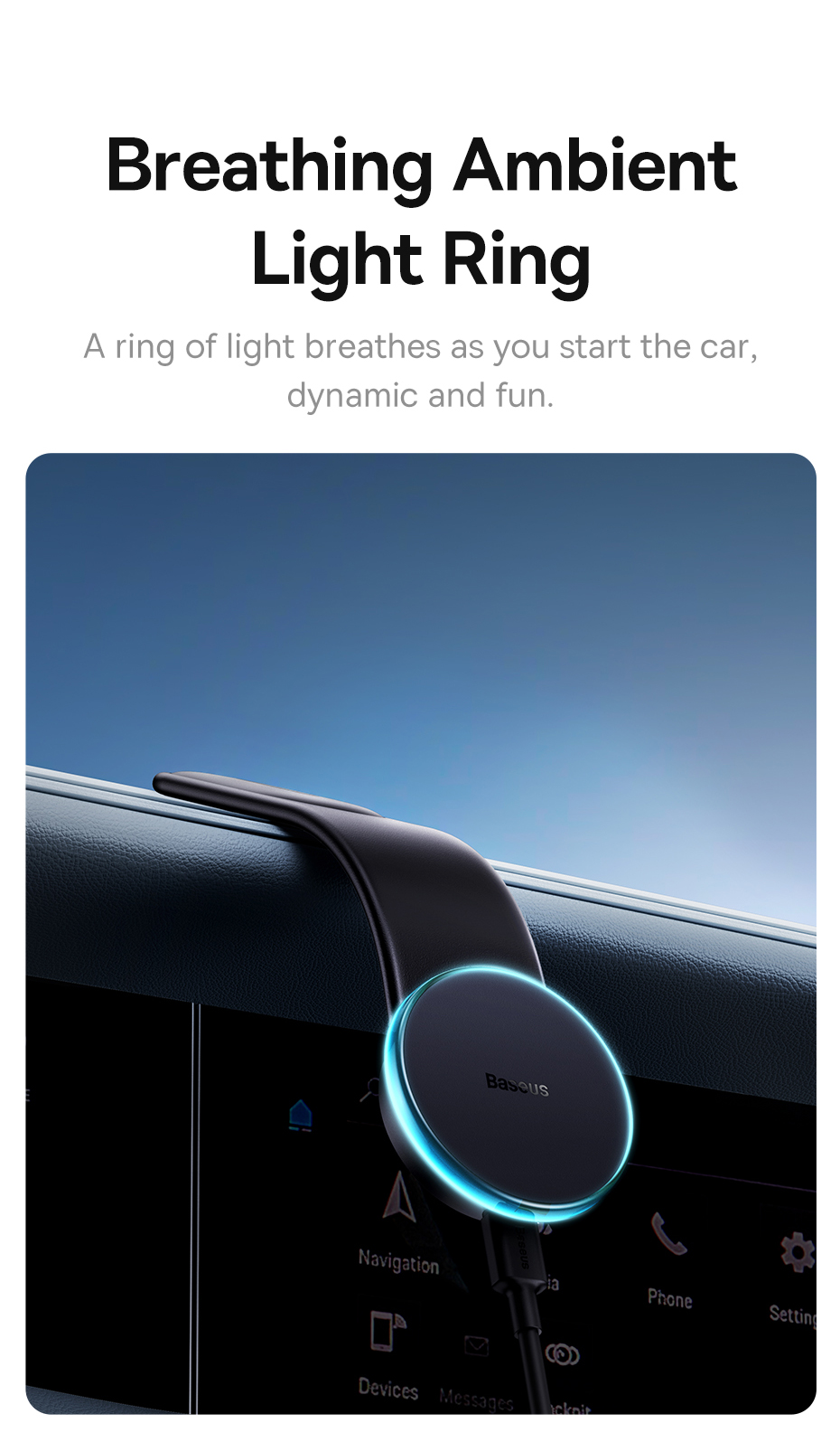 chube Giá đỡ sạc không dây từ tính Baseus C02 Pro Series