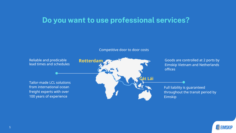 New LCL Weekly Direct Service Vietnam - Rotterdam, Rotterdam - Vietnam