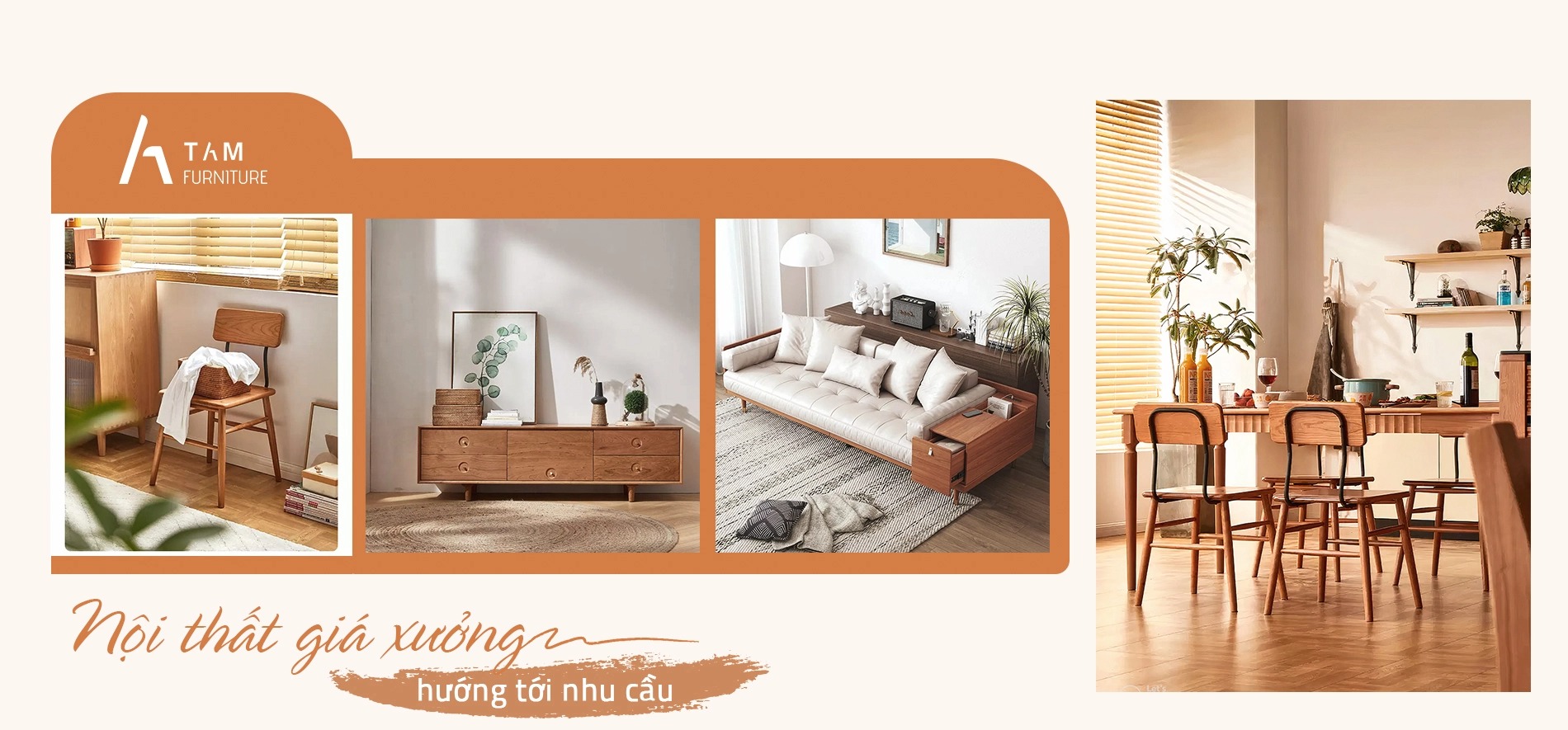 TAM Furniture - Thương hiệu nội thất Mid-Centure HCM.
