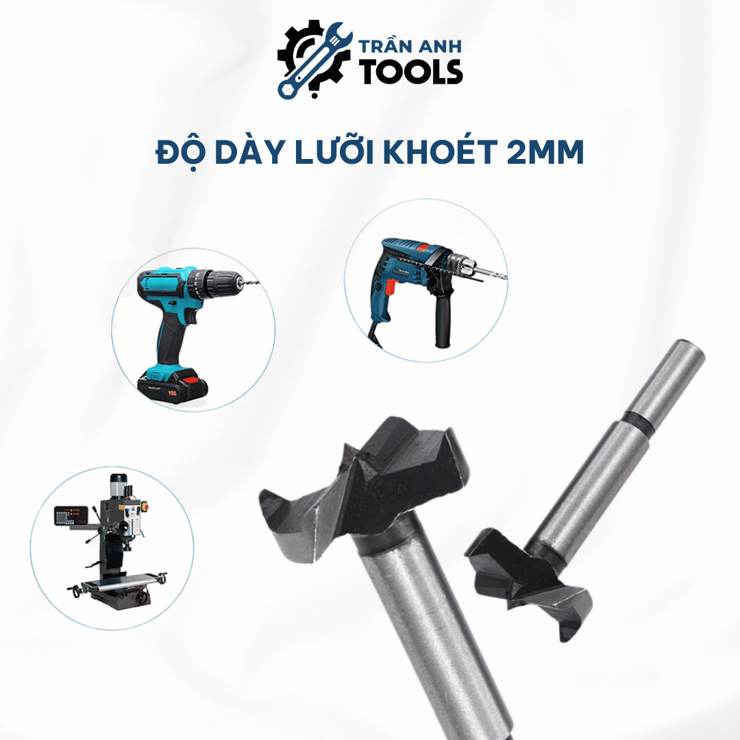 mũi khoét gỗ lỗ tròn