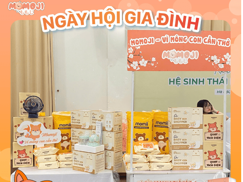 MOMOJI - Nhà tài trợ đồng hành cùng mẹ cá heo