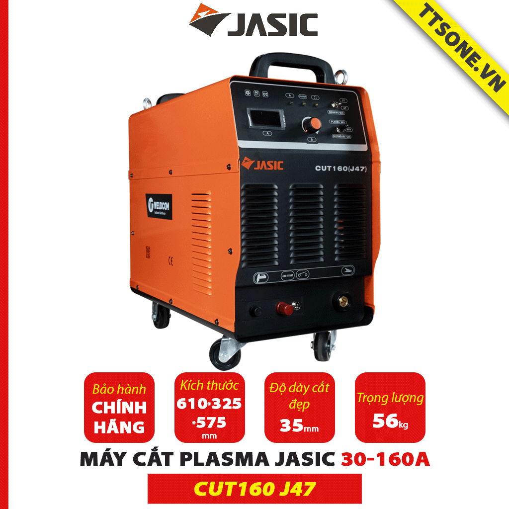 Máy Cắt Kim Loại Công Nghệ Hồ Quang PLASMA CUT160 J47 JASIC - TTSONE