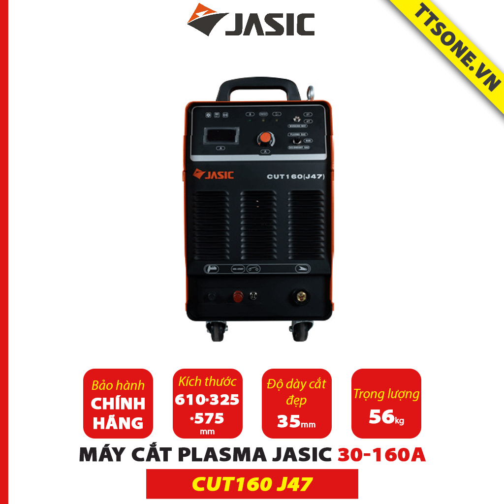 Mặt Trước Máy Cắt Kim Loại Công Nghệ Hồ Quang PLASMA CUT160 J47 JASIC - TTSONE