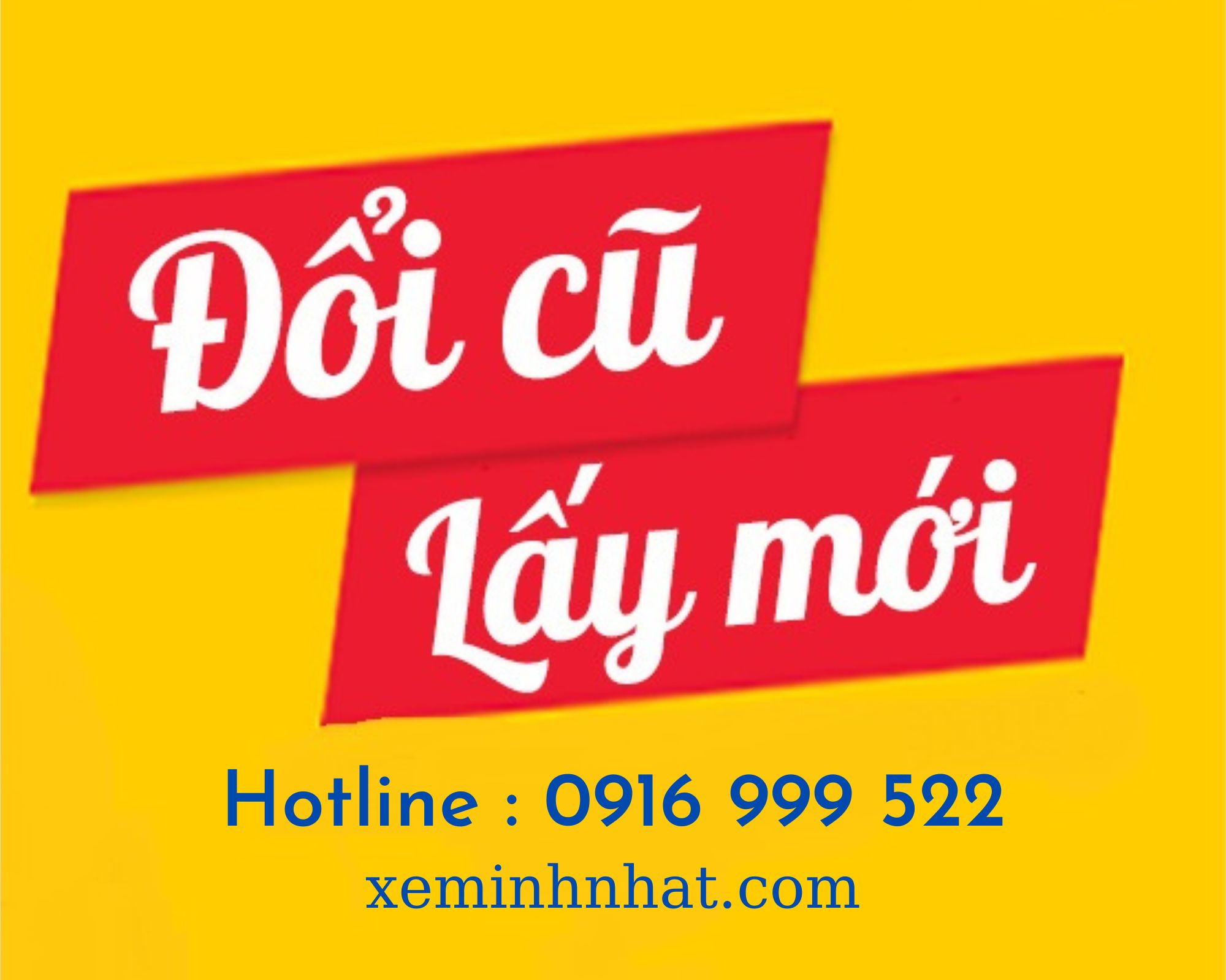 Đổi xe đạp cũ lấy mới