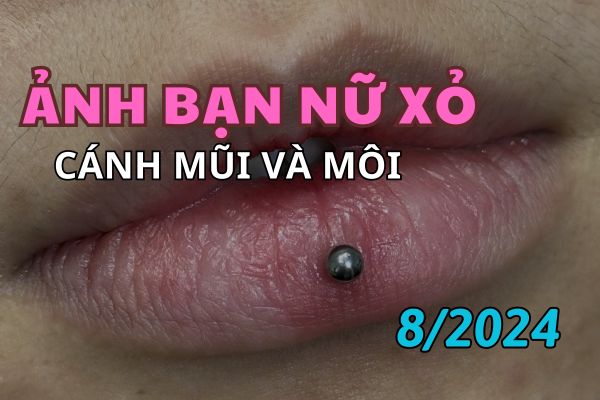Ảnh bạn nữ xỏ cánh mũi và môi mới nhất tại TinyBox - 8/2024