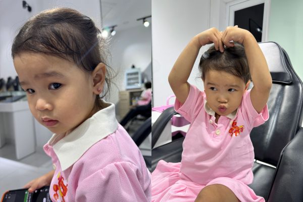 Ảnh em bé xỏ khuyên tai mới nhất 3/2024 tại TinyBox