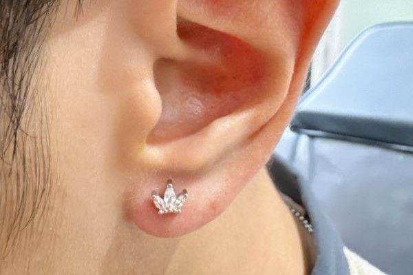 Ảnh nam xỏ thịt tai - Vị trí được ưa chuộng nhất 1/2024