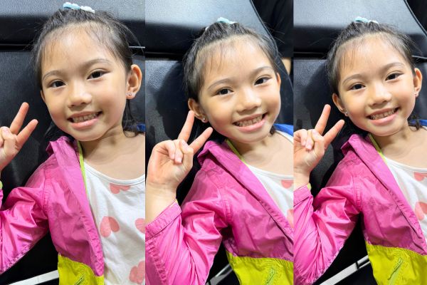 Ảnh em bé xỏ khuyên đáng yêu tại cửa hàng TinyBox - 7/2023