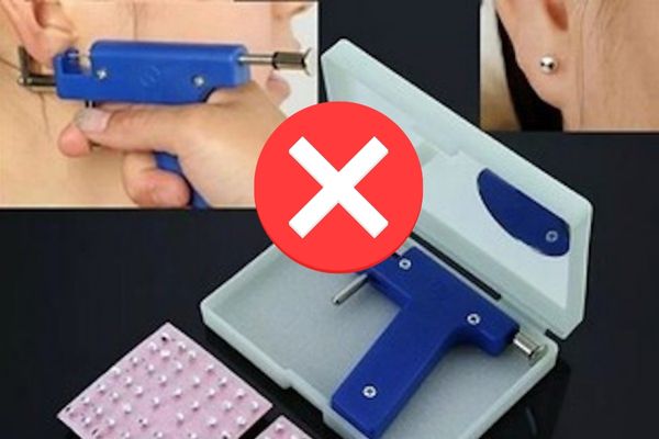 Bấm lỗ tai cho bé ở tiệm vàng - bấm lỗ tai cho bé ở đâu