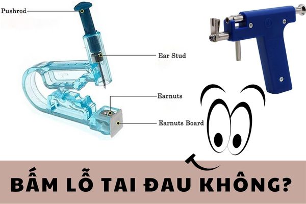 Bấm lỗ tai có đau không?
