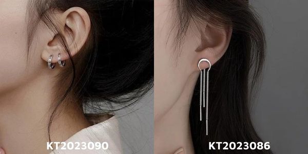 phụ kiện trang sức giá rẻ - hoa tai nữ