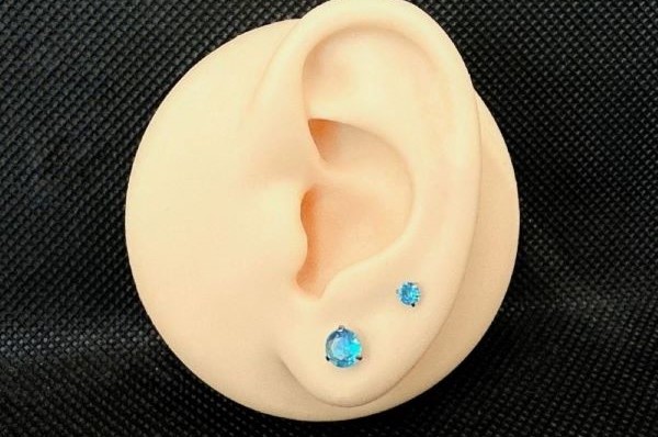 BLUE EARRING - ĐÁ XANH 2 SIZE