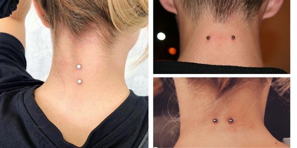 các lỗ xỏ lạ - xỏ sau cổ - xỏ sau gáy