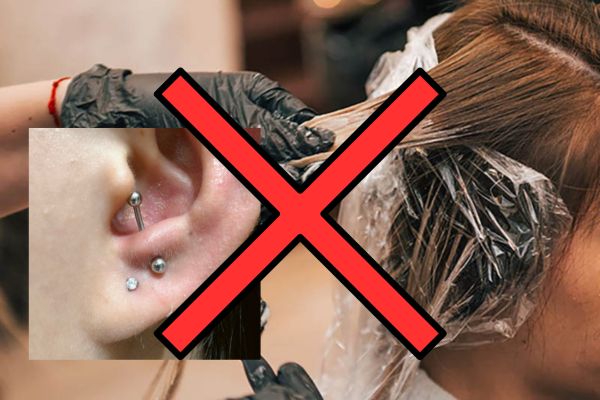 Cách gội đầu sau khi xỏ khuyên sao cho đúng?