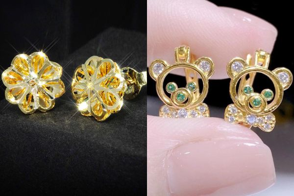 Chọn chất liệu bông tai nào tốt và an toàn cho bé?