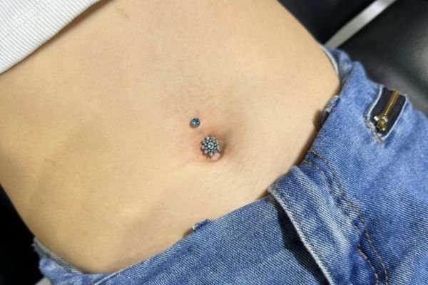 xỏ khuyên rốn đẹp cho nữ