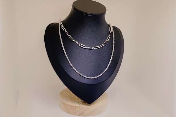 BỘ DÂY CHUYỀN 2 SỢI CÁ TÍNH DỄ PHỐI ĐỒ