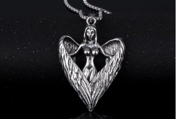 Dây chuyền thời trang hip hop TNBOX - Mặt dây chuyền thiên thần sa ngã